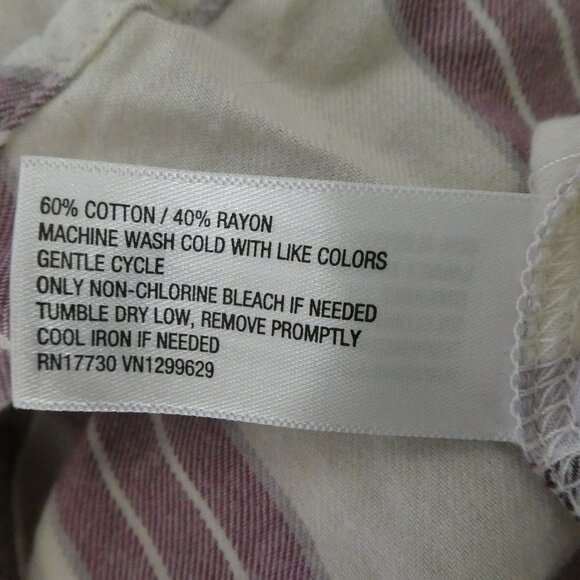 KNOX ROSE Plaid Flannel Button Down Shirt Women’s Size XS - Picture 4 of 5